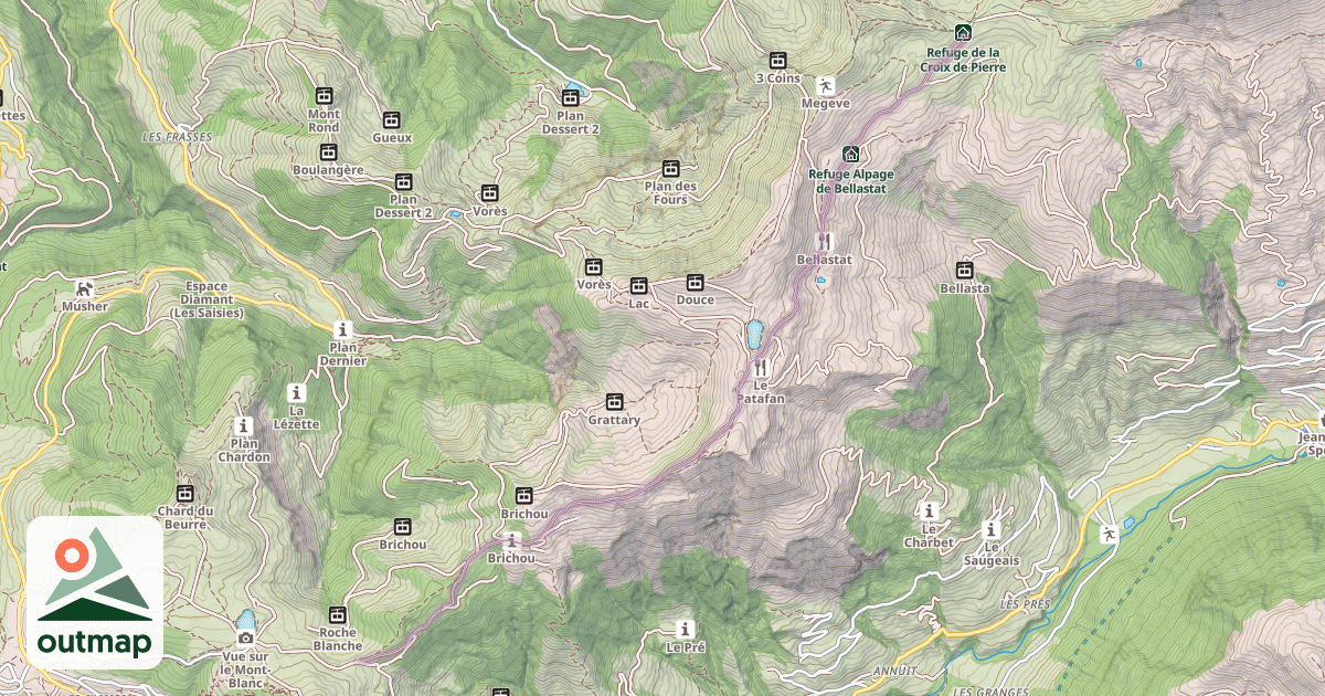 Map of Route des Crêtes