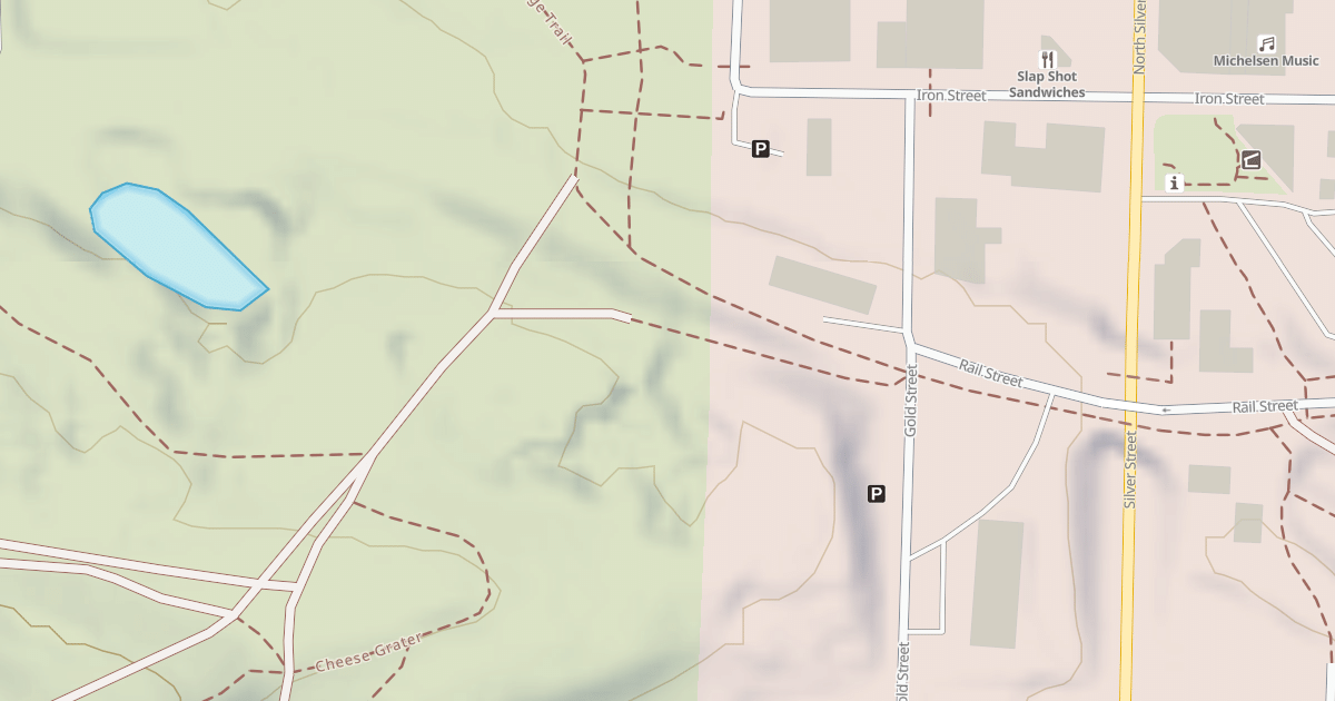 Map preview of Ishpeming To Republic Route