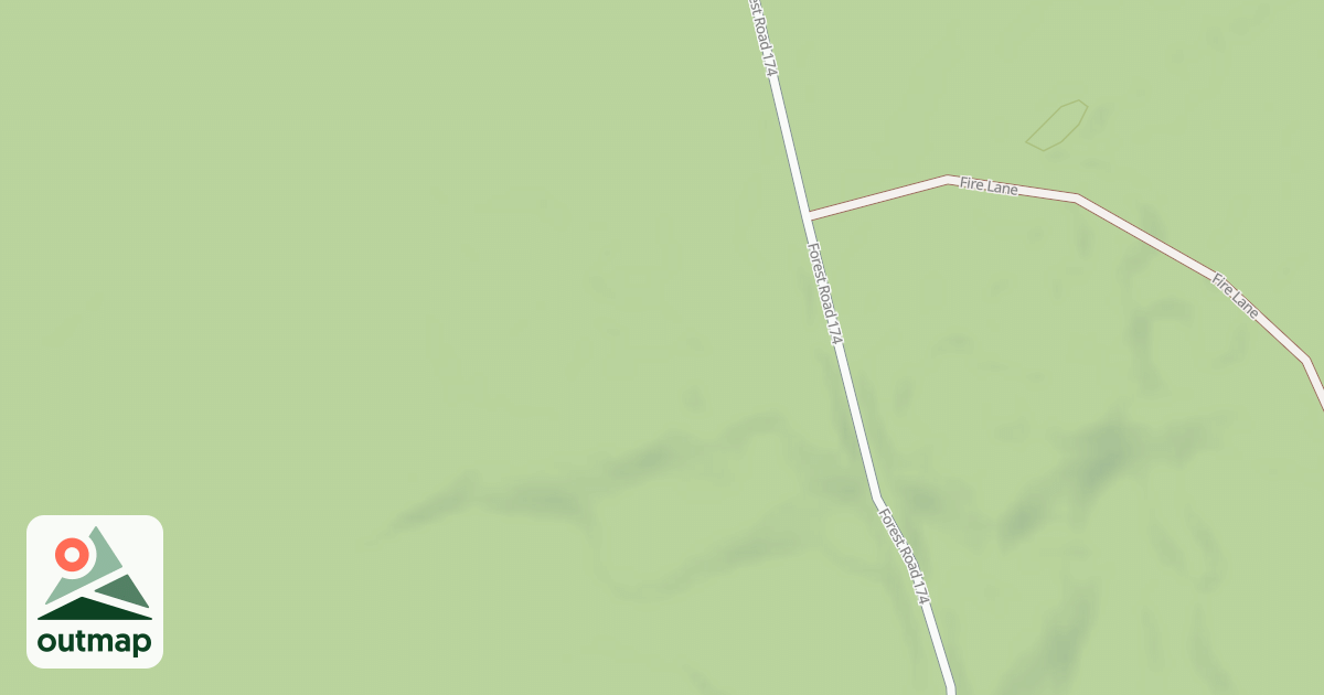 Map of FR 174C