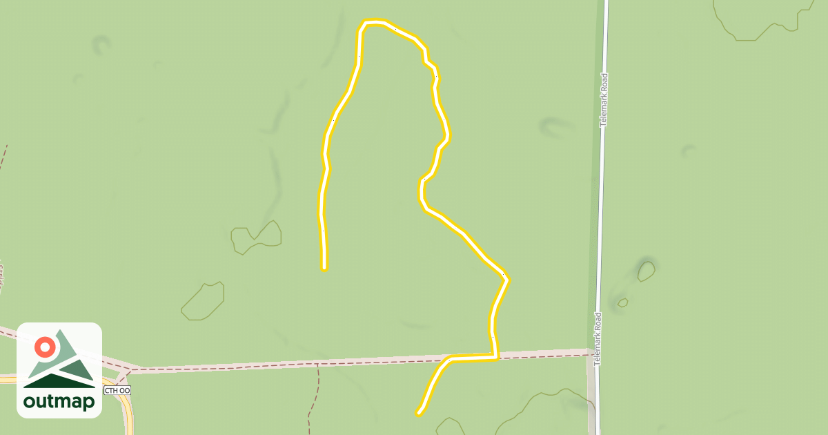 Map of Easy Strider Loop B Plus