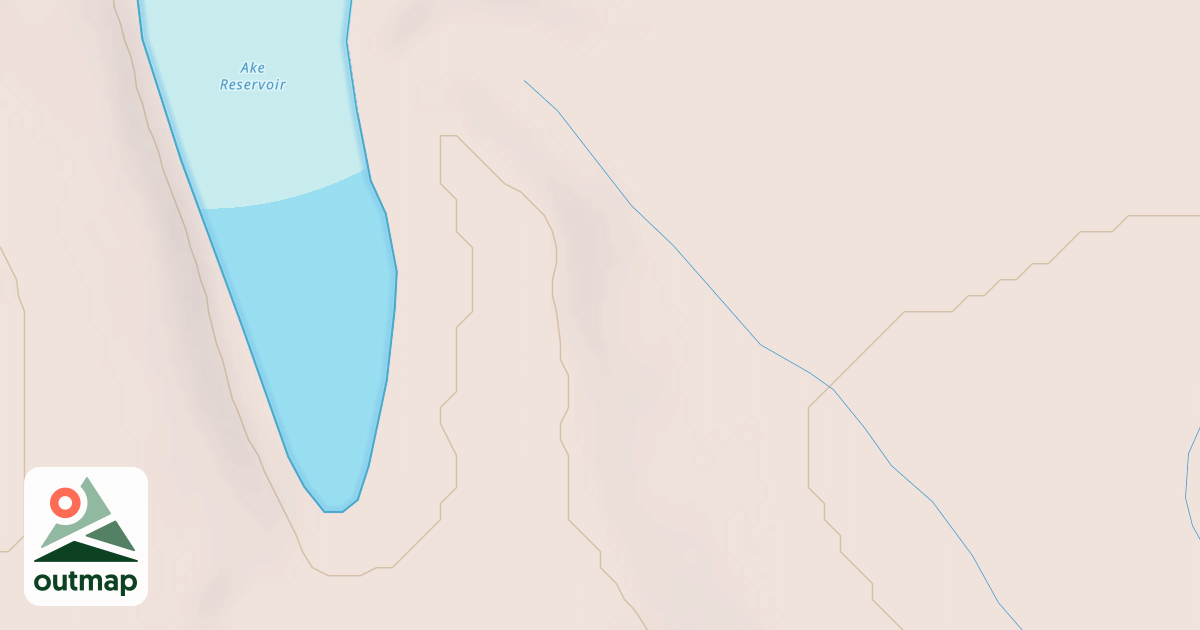 Map of AKC RESERVOIR