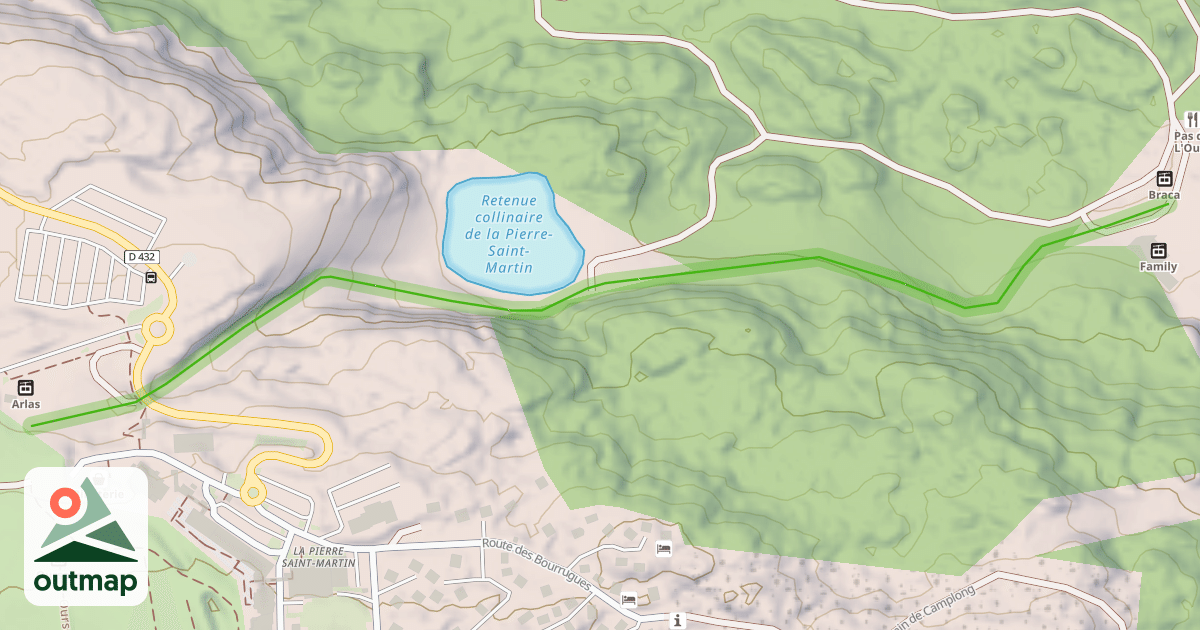 Map of Les Palombes