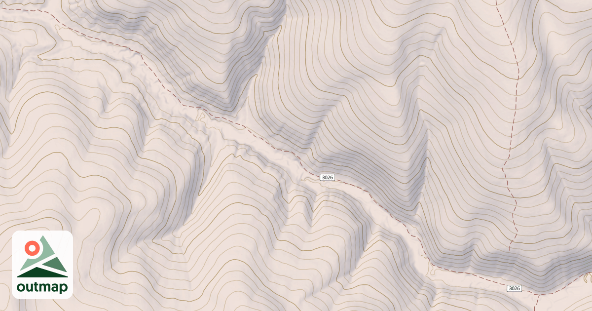 Map of Buffalo Canyon