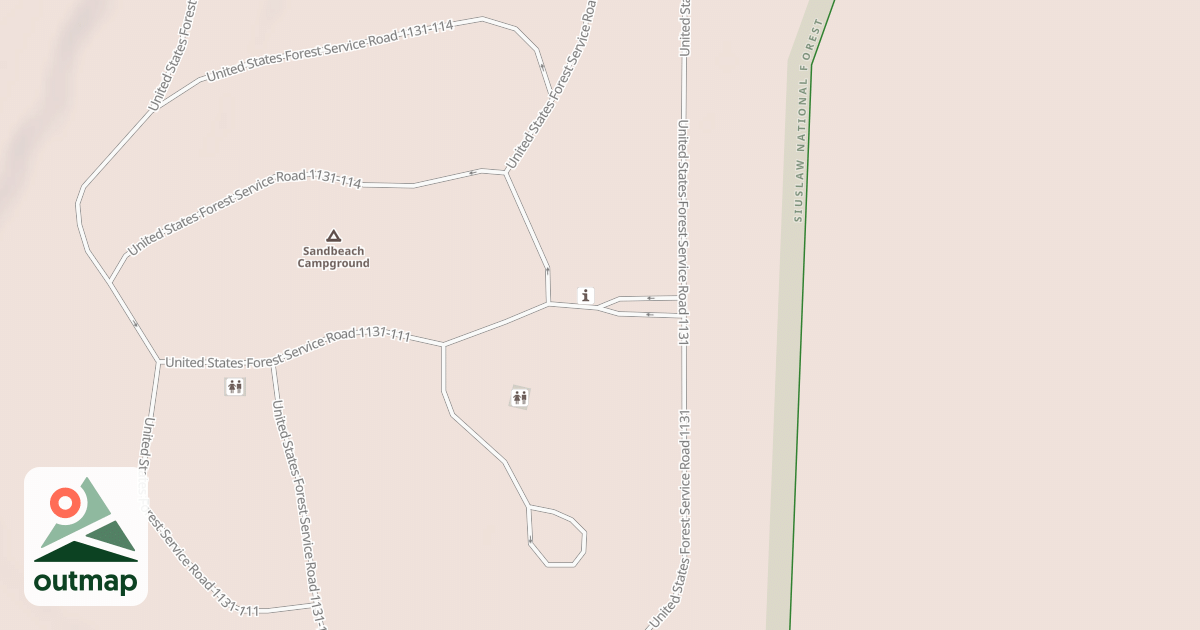 Map of DROP STA. LOOP ROAD