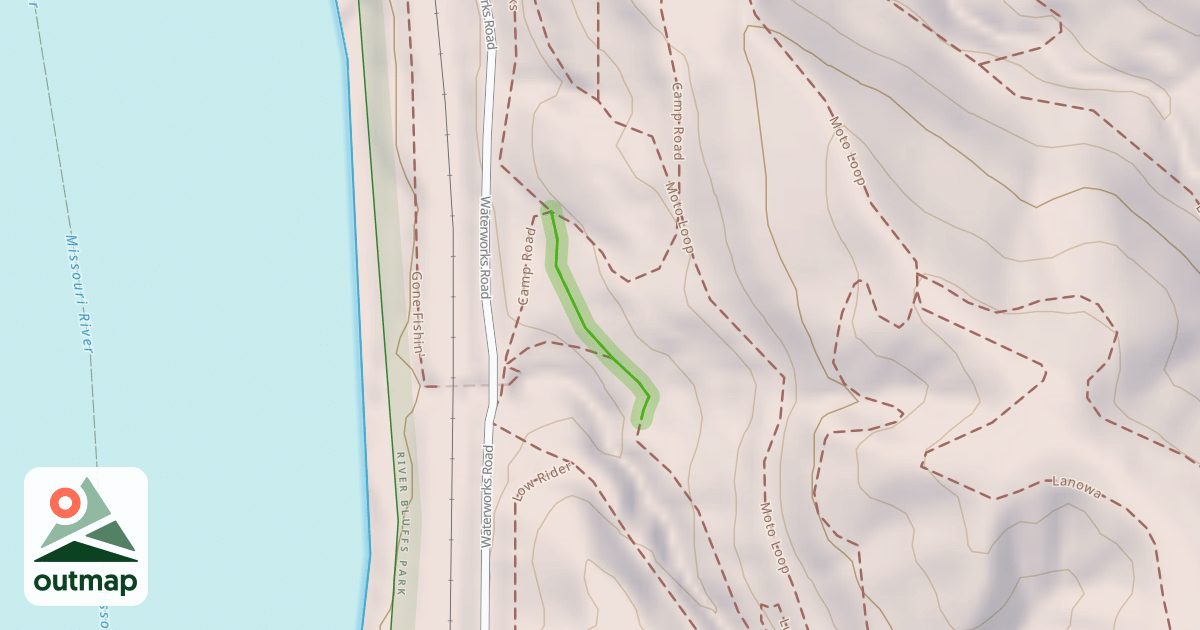 Map of Virgin Rocks-Luchetah Connector
