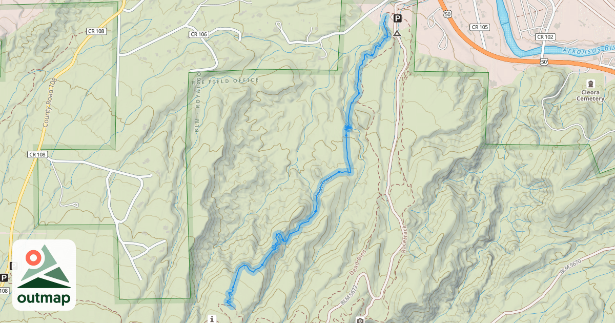 Map of Lost Trail