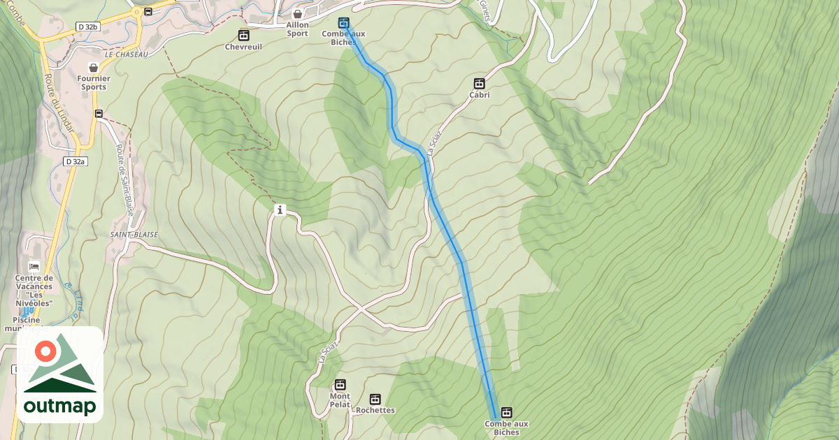 Map of La Parraz