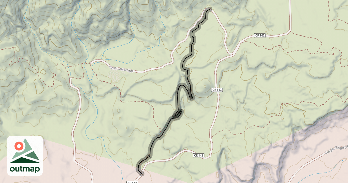 Map of Terry's Tunnel Trail