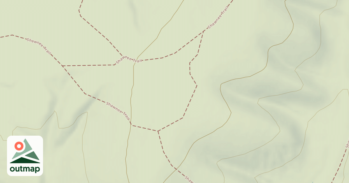 Map of Shawnee State Park Trails