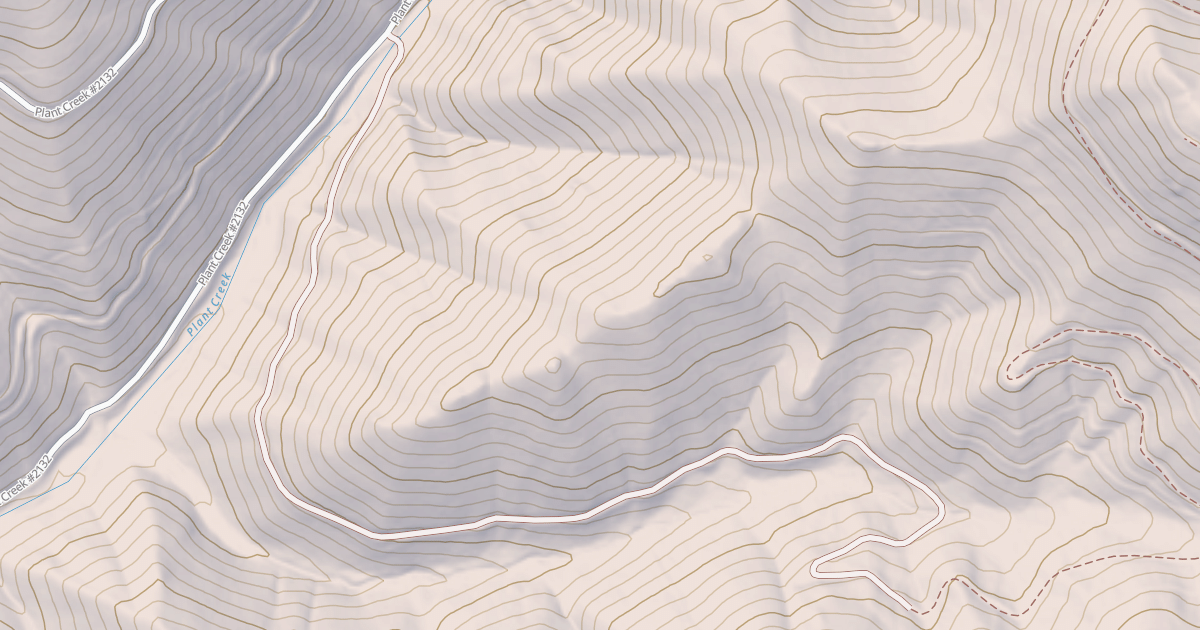 Map preview of EAST FORK PLANT CREEK SPUR