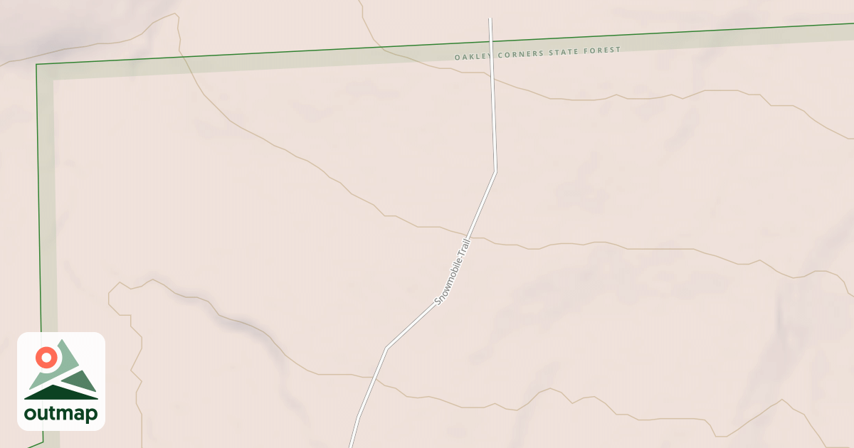 Map of Snowmobile Trail