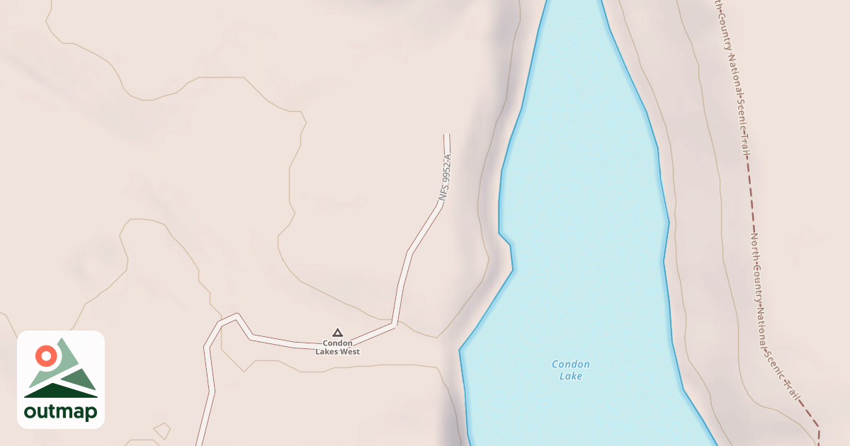 Map of CONDON LAKE CAMP LOOP