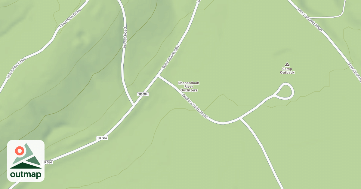 Map of BEALERS FIELDS