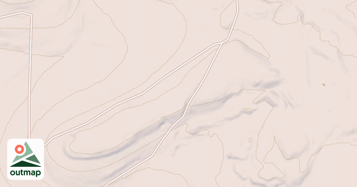 Map of Two Mile Run Snowmobile Trails