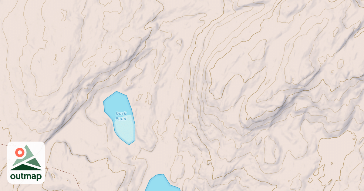Map of Round Pond To Brindle Pond Trail