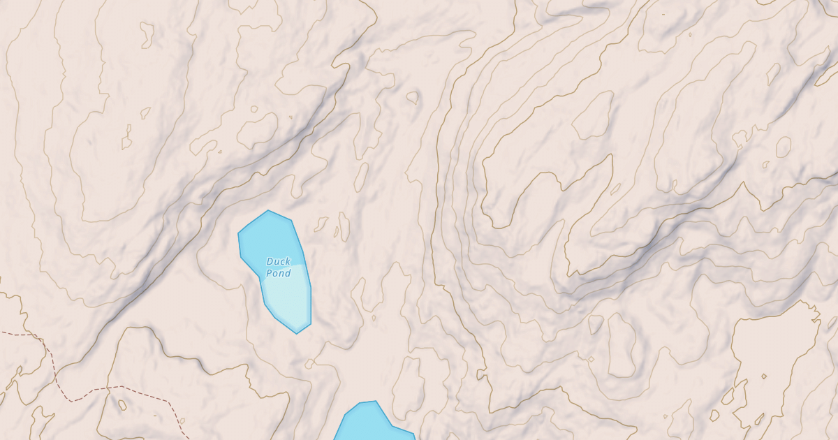 Map preview of Round Pond To Brindle Pond Trail