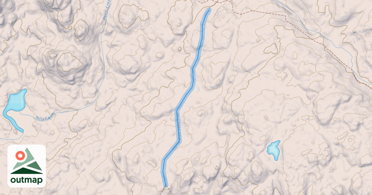 Map of Horseshoe Lake Trail