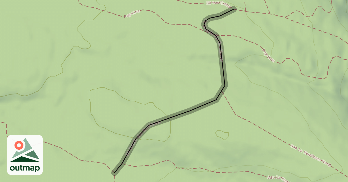 Map of 34 Boucle des Kamikazes