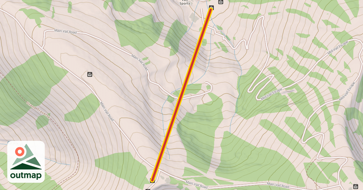 Map of Wildwood Express Lift