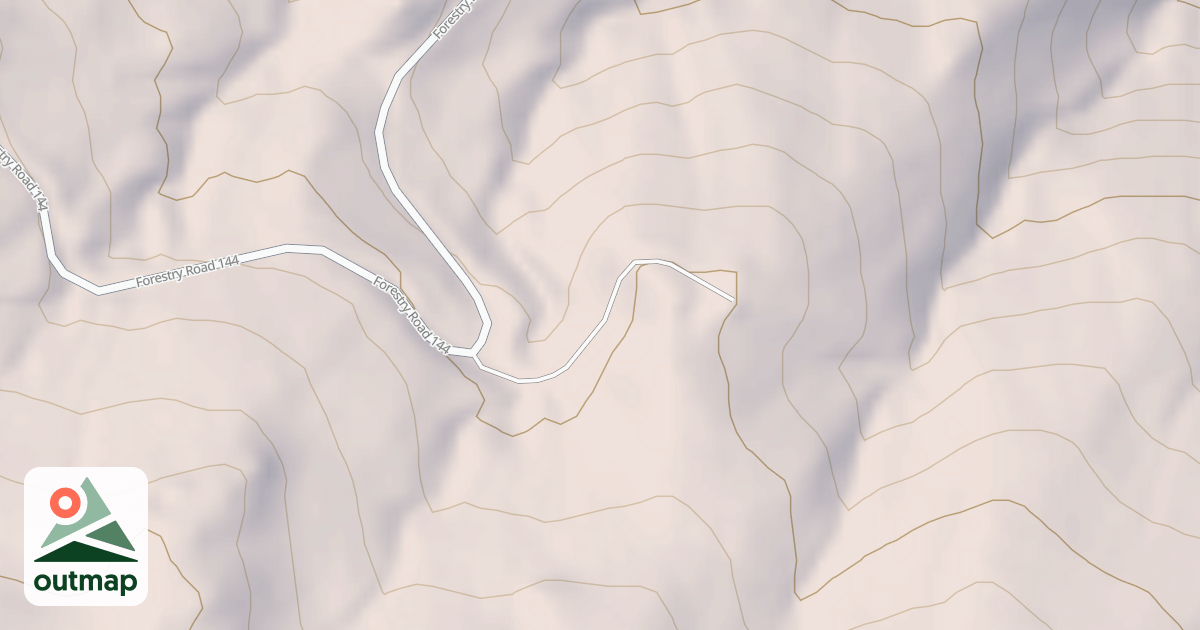 Map of USFS Motor Vehicle Use Map Trails 8095