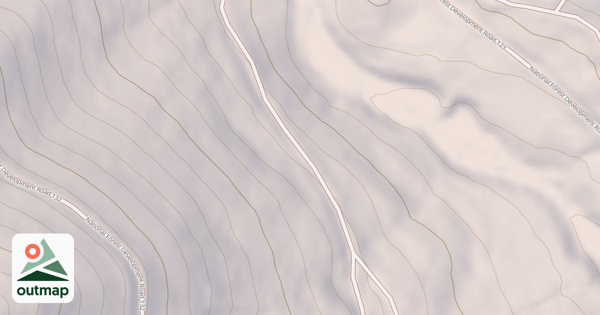 Map of GROUSE CREEK RIDGE CUTOFF