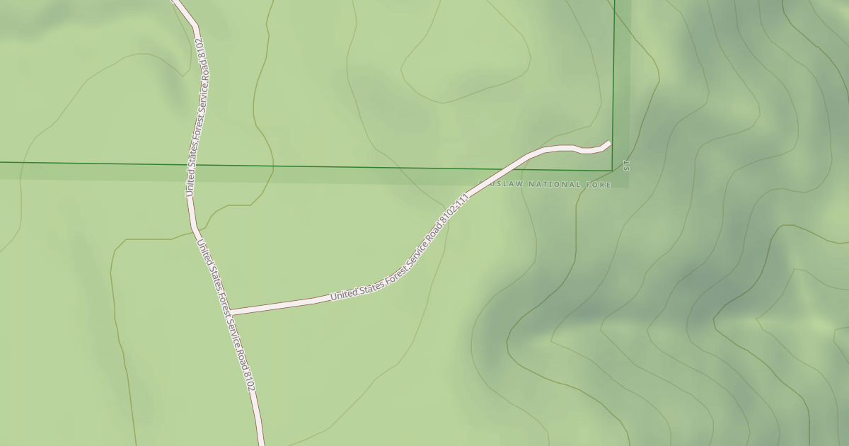 Map preview of USFS Motor Vehicle Use Map Roads {2608C944-DCCB-487A-8200-01BB67D9FD1C}