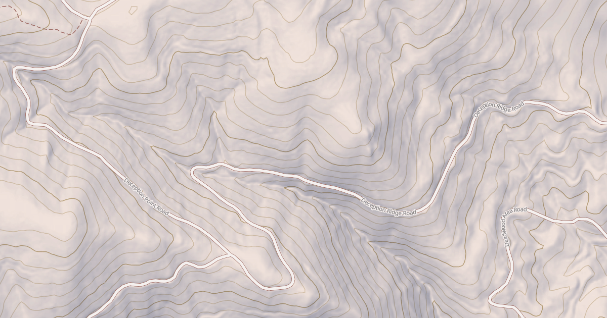 Map preview of DECEPTION SADDLE