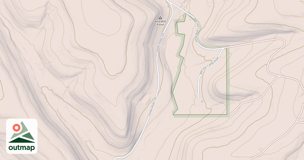 Map of BIG MILL CREEK
