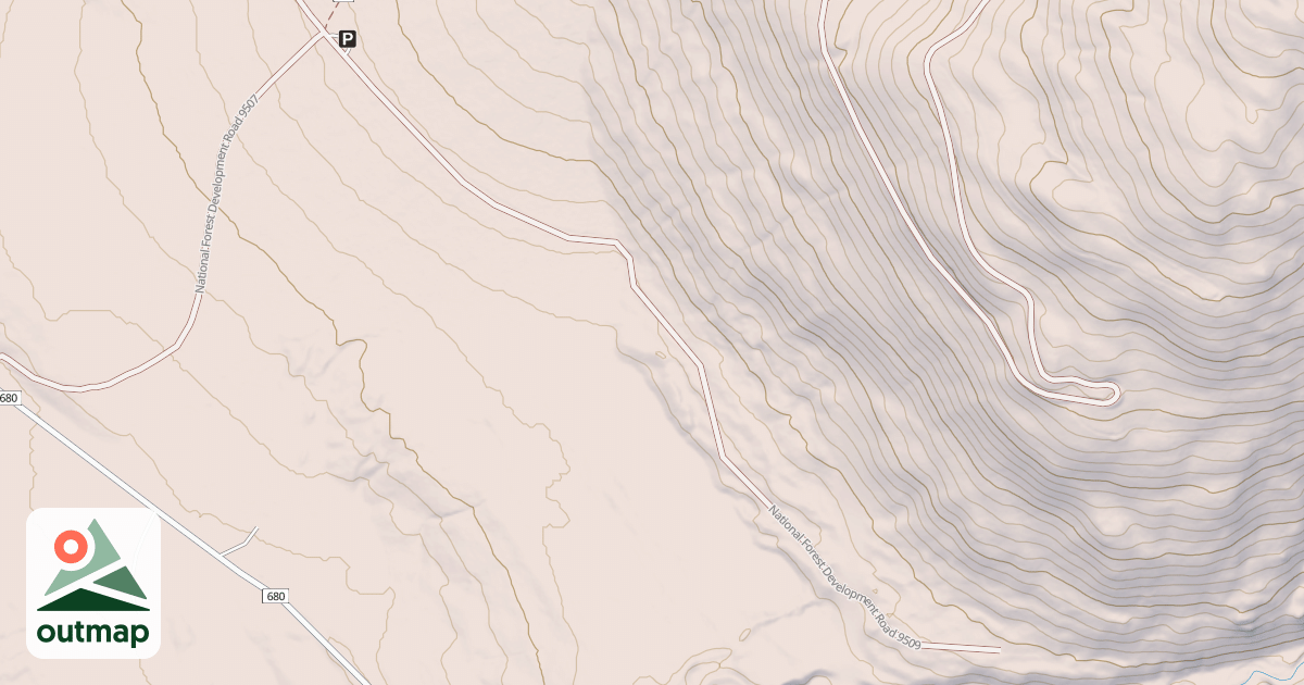 Map of BOND FOOTHILLS