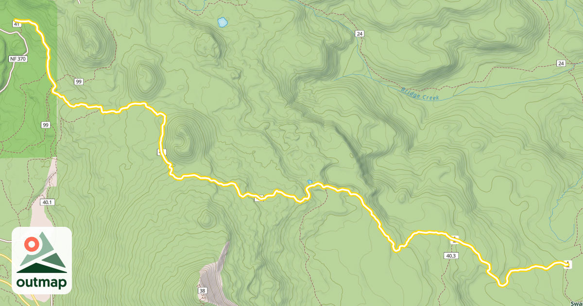 Map of Flagline Trail #41