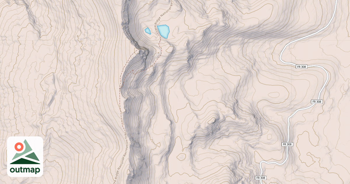 Map of CIRQUE BASIN