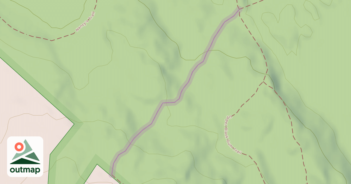 Map of Crescent View Trail