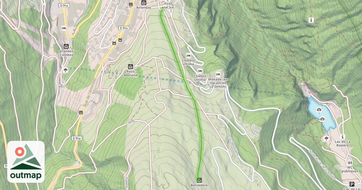 Map of Belvedere