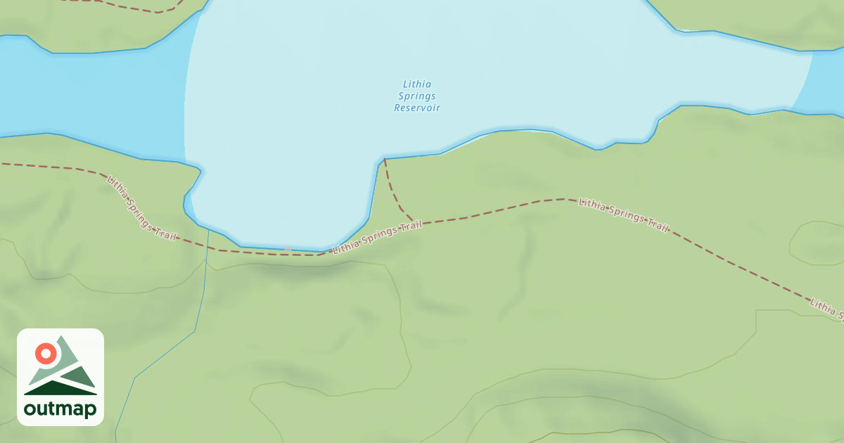 Map of Lithia Springs Road