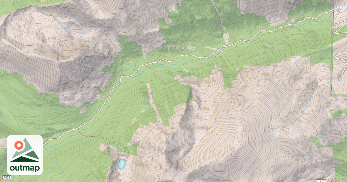 Map of N. POWDER RIVER ROAD