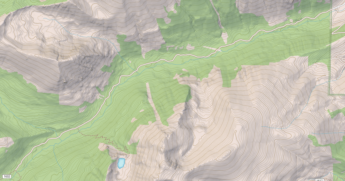 Map preview of N. POWDER RIVER ROAD