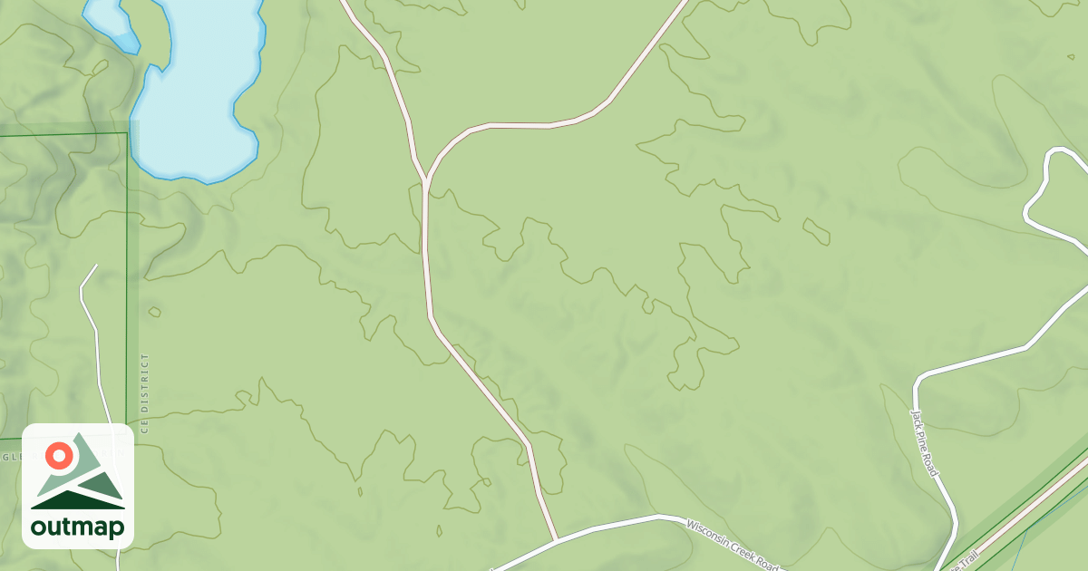 Map of DAHLS SIDING ROAD