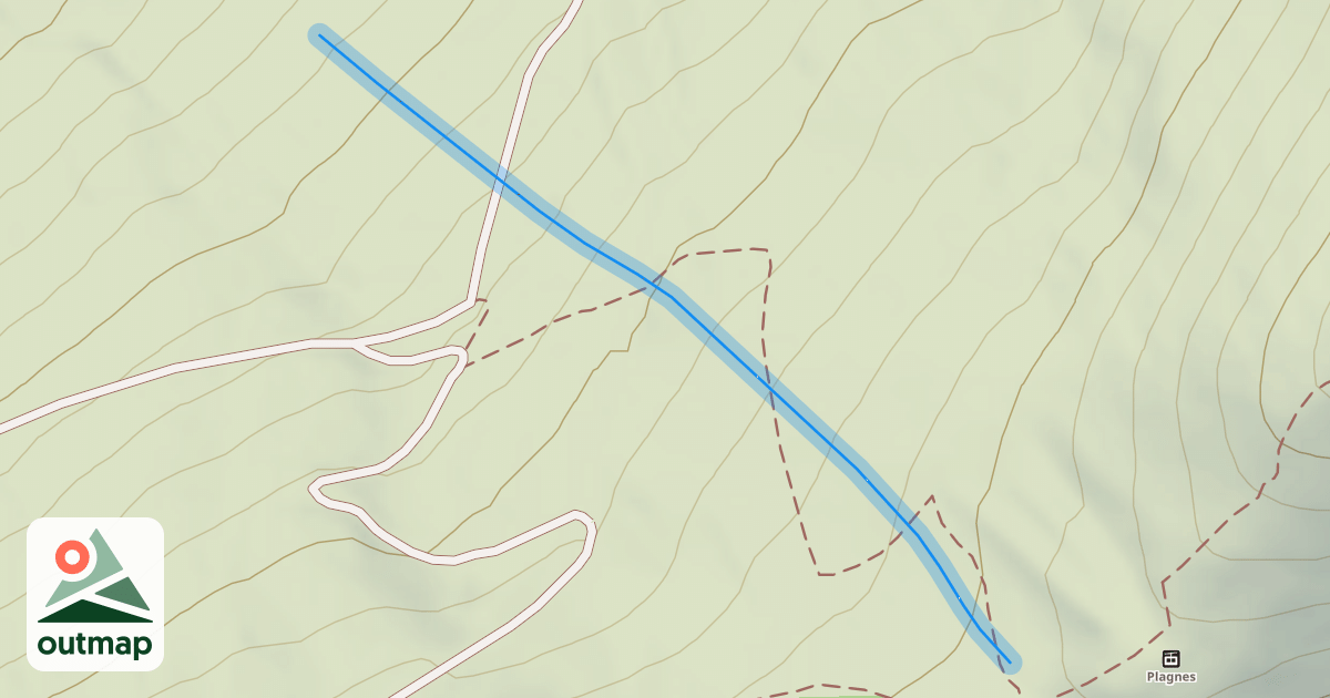 Map of Les Plagnes