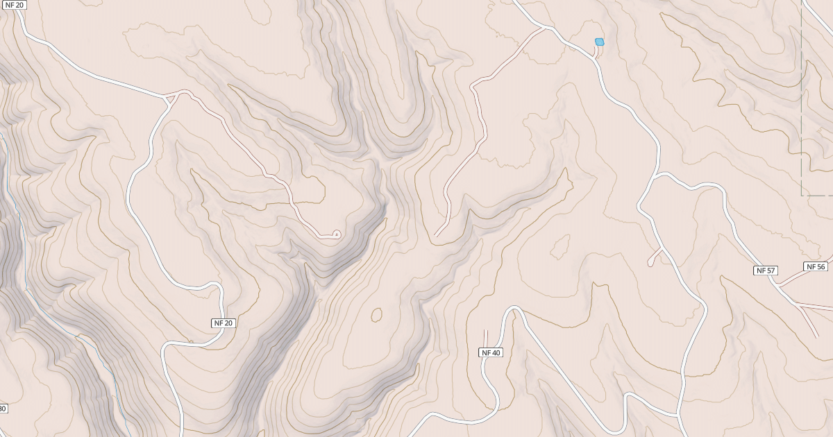 Map preview of USFS Motor Vehicle Use Map Roads {15B4B799-C360-450D-AB9D-334DF32FD54D}