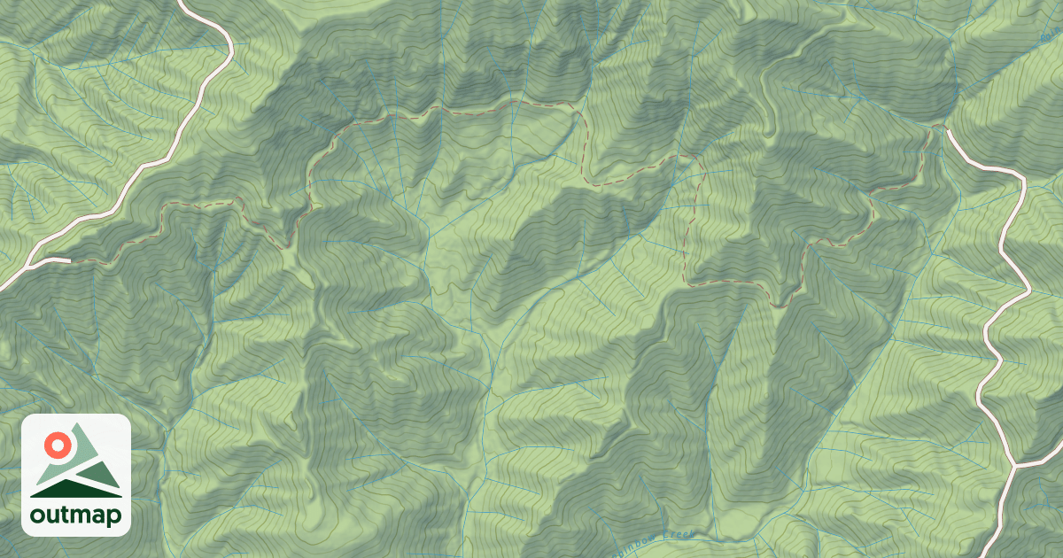 Map of USFS National Forest System Roads {211F0567-45C8-46EE-AC81-A6DF53C2C876}