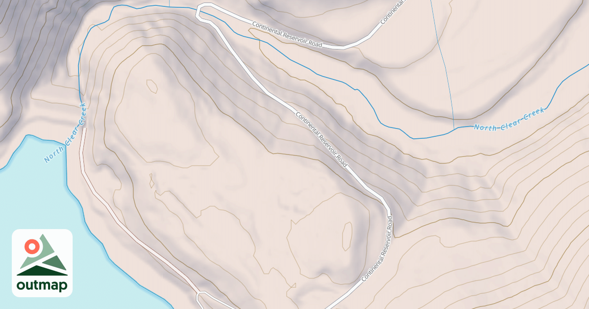 Map of CONTINENTAL RESERVOIR