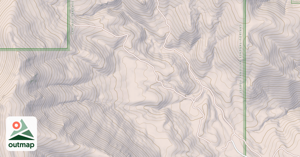 Map of UPPER FIVEMILE ROAD