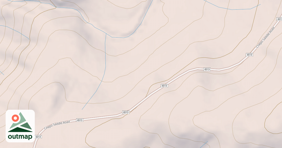 Map of CHEPO SADDLE G SPUR