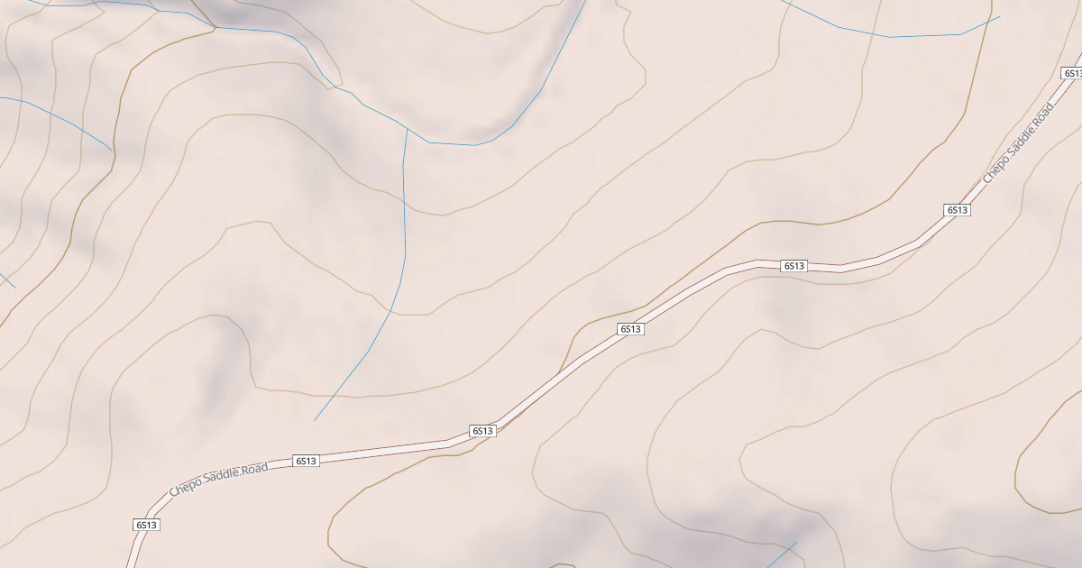 Map preview of CHEPO SADDLE G SPUR