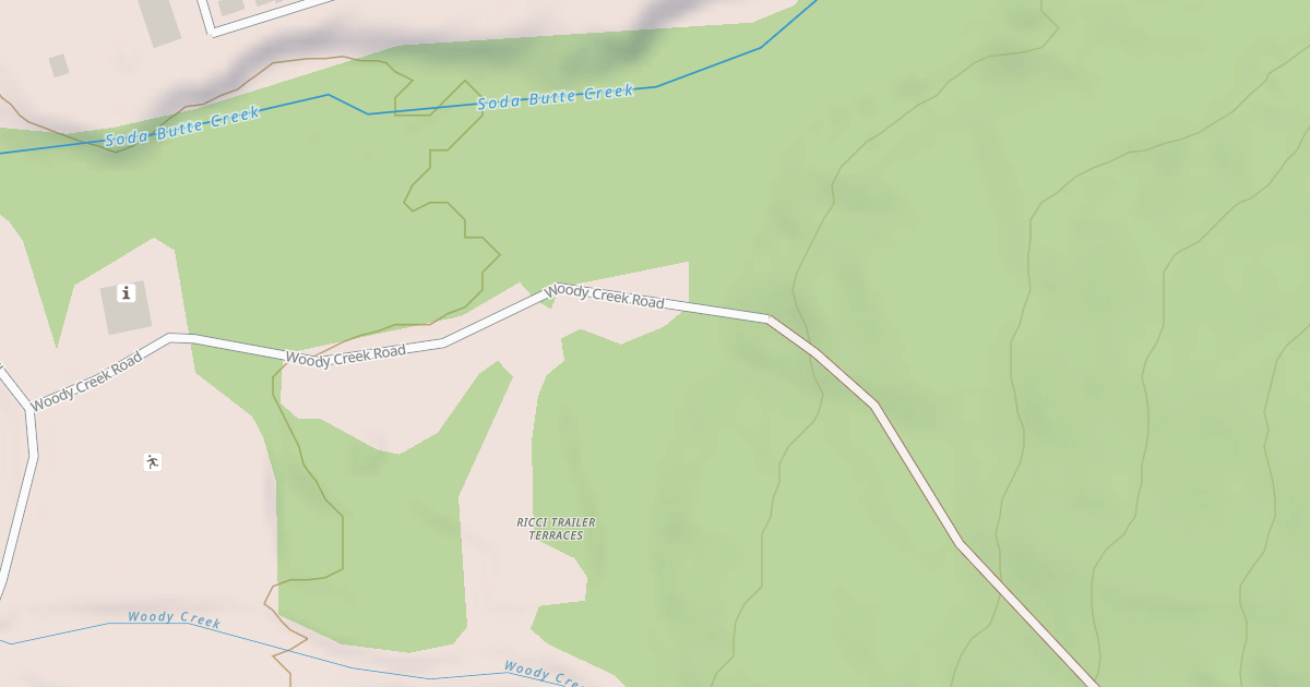 Map preview of WOODY CREEK