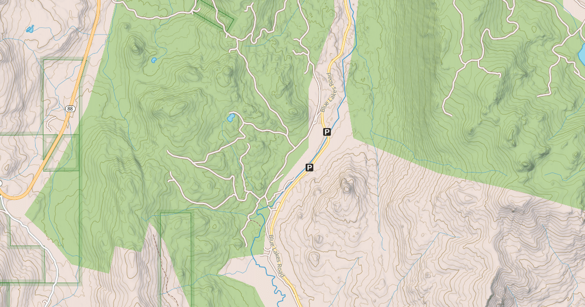 Map preview of HOPE VALLEY CAMPGROUND