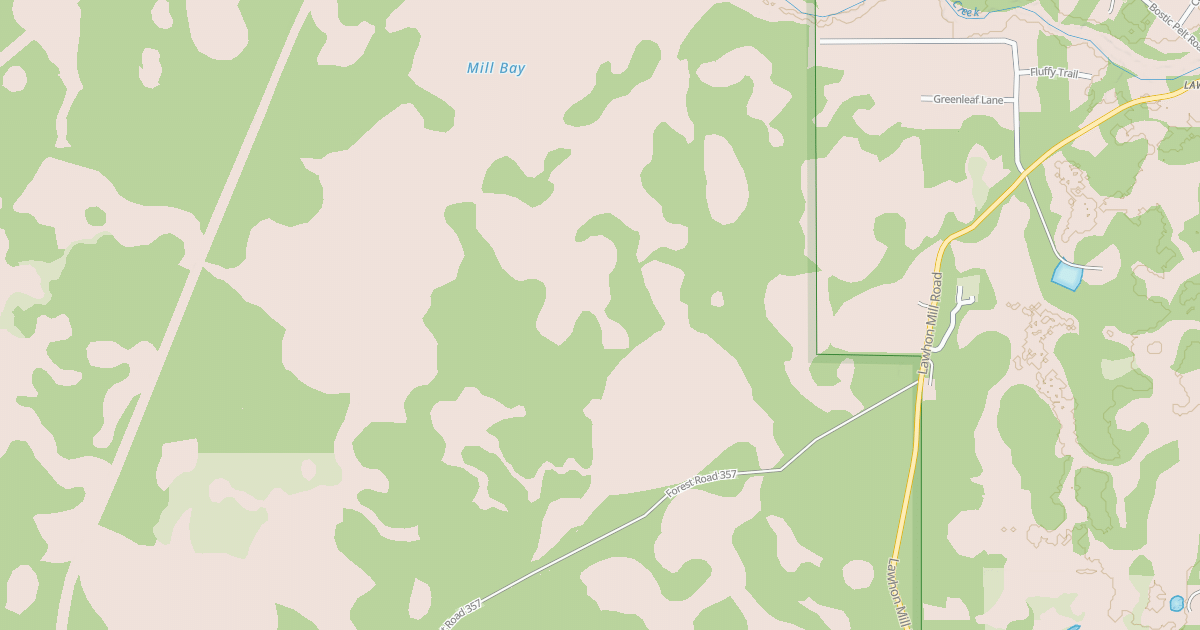 Map preview of USFS National Forest System Roads {051C2147-CD6D-402C-AB67-A1D4672DA3B7}