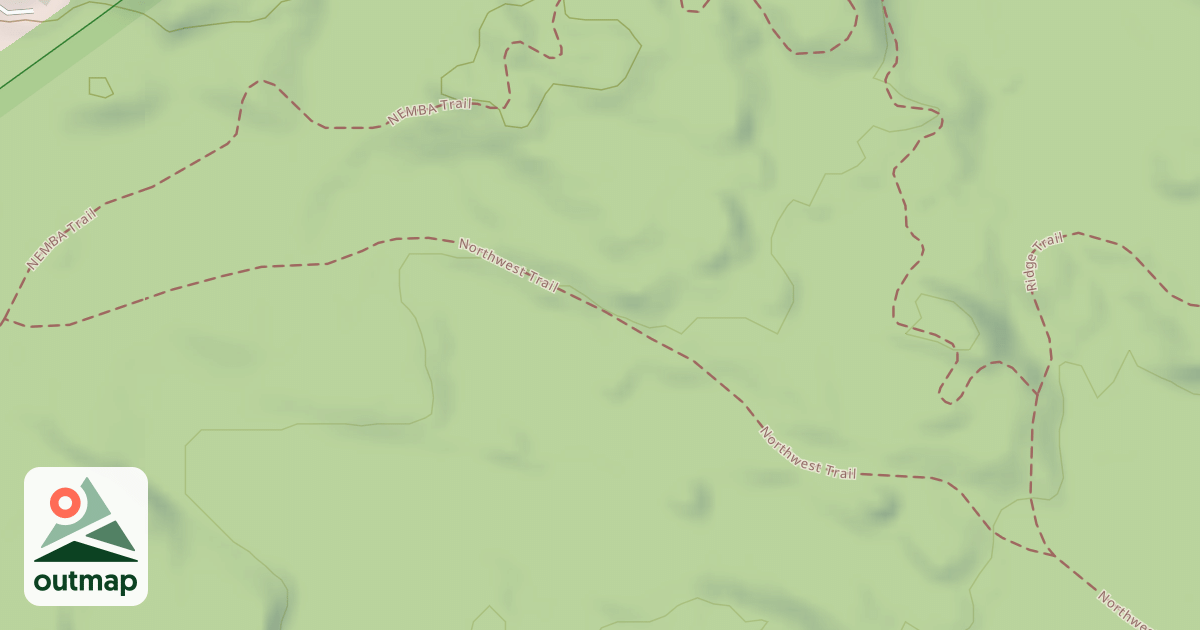 Map of Northwest Trail