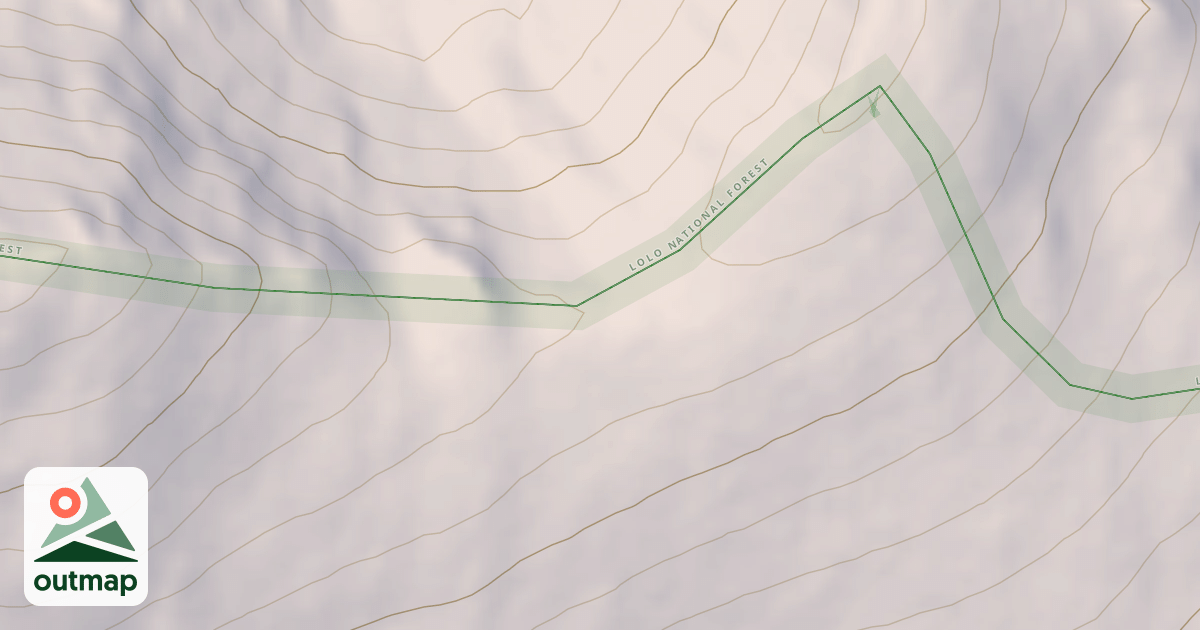 Map of Cc Divide in Shoshone