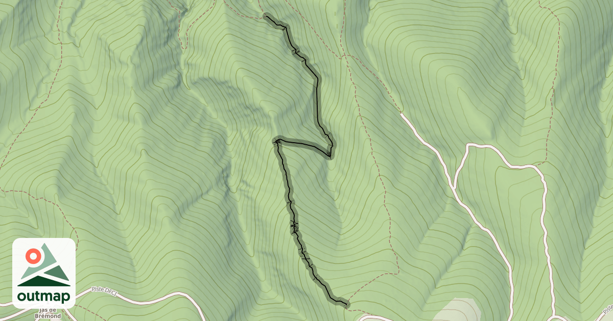 Map of Les Trois Èves